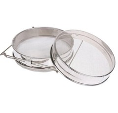 Honey Filter – Stainless Steel Beekeeping Double Honey Sieve Strainer Filter