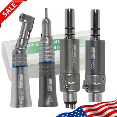 NSK Style Dental Slow Low Speed Handpiece Contra Angle Straight Motor 2/4Hole YP