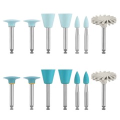 Dental RA Latch Type Composite Polishing Burs Brush Silicone Rubber with Diamond