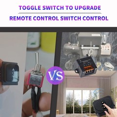 SRDKG 12v Forward Reverse Remote Control Switch,Mini Forward Reverse Switch W…