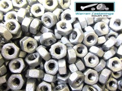5/16-18 Finished Hex Nuts Hot Dipped Galvanized 500 Pieces