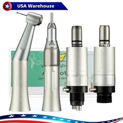 Dental Low Slow Speed Handpiece Contra Angle Straight Air Motor 2H/4H /Kit FX65