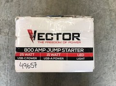 VECTOR 800 Amp Jump Starter with USB Power
