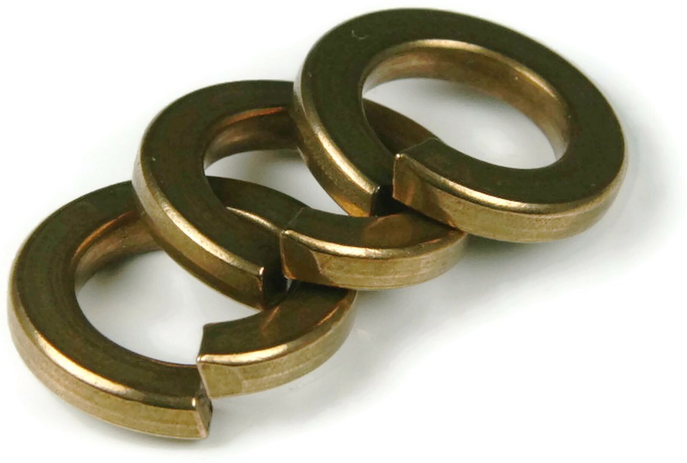 Marine Grade Silicon Bronze Lock Washers Medium Split Ring – Sizes #4 to 1″