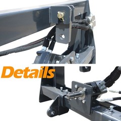 Wolfequip 3 Point Quick Hitch Attach Category 0,1,2 Tractor Skid Steer Adapter