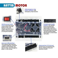 【US】GRBL 1.1F Controller Board CNC Router Engraver Machine 3018 PRO Control Card