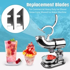 2pk Replacement blade for ice shaver Machine , Ice shaver uses two blade at once