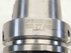 HSK63A SCHUNK 20mm I.D. HYDRAULIC CHUCK TOOL HOLDER 20mm 80mm PROJECTION 206406