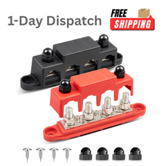RED WOLF 150A Power Distribution Block Bus Bar 12-48V