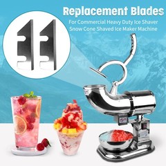 4 pack Replacement blades for ice shaver. (Ice shaver uses two blades at once.)