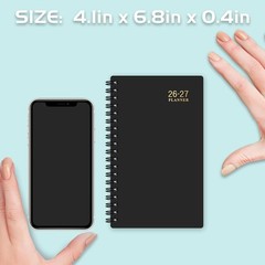 2026-2027 Pocket Calendar/Planner – Weekly & Monthly Pocket Planner for Purse…