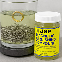 8oz Liquid Magnetic Tumbling Burnishing Compound Jewelry Polishing Descaling JSP