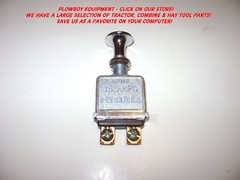 LIGHT SWITCH PUSH PULL ON OFF NO FUSE for JOHN DEERE