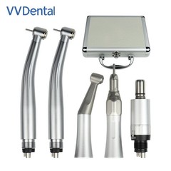 Dental E-generator Air Motor LED High & Low Speed Handpiece Kit 2 Holes/4 Holes
