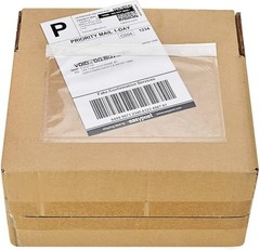 7.5″ x 5.5″ Clear Adhesive Top Loading Packing List/Shipping Label Envelopes …
