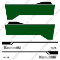 Fits Kawasaki Mule Pro Mx EPS Decal Kit – 7 YEAR OUTDOOR 3M VINYL!
