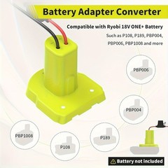 18V to 12V Comverter Transformer Compatible with RYOBI 18V Battery,2 pack