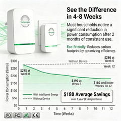 New Universal Energy-Saving Box, Reduce Electricity Bills, Plug-And-Play, Power
