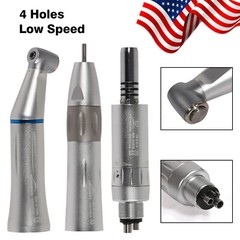 NSK Style Dental Slow Speed Handpiece E-Type Inner Water Spray 4-Hole Air Motor