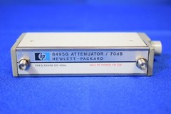 HP 8495G Programmable Step Attenuator, DC to 4 GHz, 0 to 70 dB, 10 dB steps
