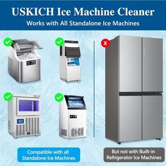 12 Pack Ice Machine Cleaner Tablets – Non-Toxic Descaler for Crystal Clear Ice