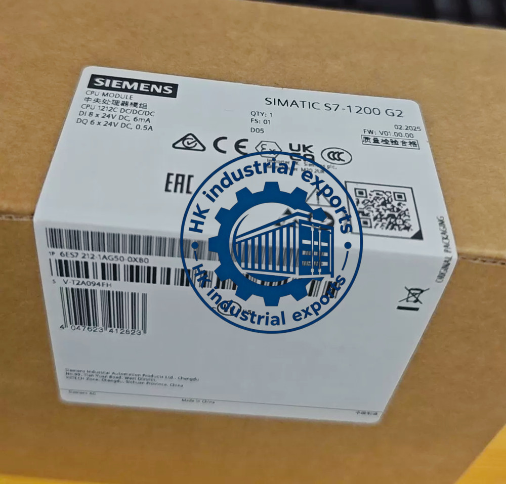 6ES7 212-1AG50-0XB0 1PCS Brand New Siemens 6ES7212-1AG50-0XB0 CPU Module