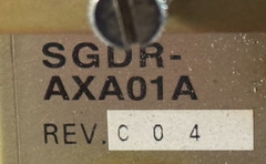 USED Yaskawa SGDR-AXA01A REV. C04 Circuit Board