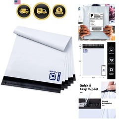 100 Pcs 14.5×19 Inch Poly Mailers Shipping Envelopes, Strong Adhesive Sealing…