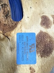 Agave Wire 5000 ft 18 AWG 16/30 Tc,600v Tinned Copper .015 PVC Blue,UL 1007/1569