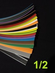1/2 ” 12.7mm ASSORTED*12* COLORS 2:1 heat shrink tubing polyolefin (12 FOOT)