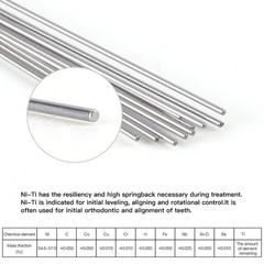 AZDENT Dental Orthodontic Ni-Ti Arch Wire Round/Bracket Braces Roth MBT Full Set