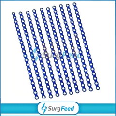 1.5mm Maxillofacial Mini Plates with 120 Pcs Titanium Screws and ScrewDriver Set