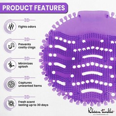 3 -50 Men’s Bathroom Urinal Screens Deodorizing Toilet Scented Freshener Filters