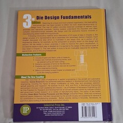 Industrial Press Die Design Fundamentals 3rd Edition Hardcover Book