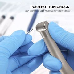 Dental Slow Low Speed Contra Angle Handpiece E-Type Push Button Head 1:1 ST