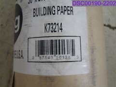 IPG 36″ x 300′ Reinforced Building Paper P/N K73214