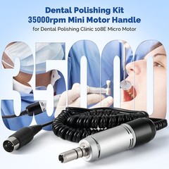 Dental Lab E-type Electric Micro Motor 35000 RPM 108E Brush Handpiece