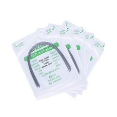50×Dental Ortho Super Elastic Niti Rectangular Arch Wires Natural 17×25 Upper