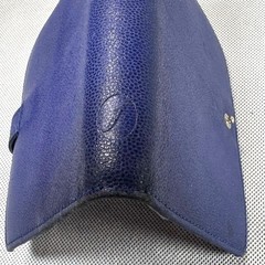 Filofax Leather Notebook 5 Hole Blue Piccadilly M5 Size Cover Used From Japan