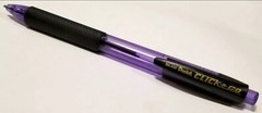 NEW 144-PCS Pentel VIOLET Purple Ink Barrel Click-N-Go Ballpoint Pen BULK BK450V