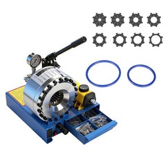 Portable Manual Crimping Tool 8 Molds Included 10mm to 31mm Size Unit