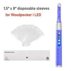1000(10Boxes) Disposable Dental Curing Light PE Isolation Sleeves Covers 1.5″x8″
