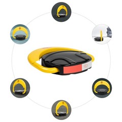 Car Parking Spot Lock Remote Control Anti-Collision Foldable Barrier Auto Sensor