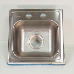 Elkay Dayton Stainless Steel 15″ x 15″ x 6″ Drop-in Bar Sink LWSB15156N 4351168