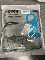 60pcs KF94 Protective Face Mask Adult Multicolor Non-Medical