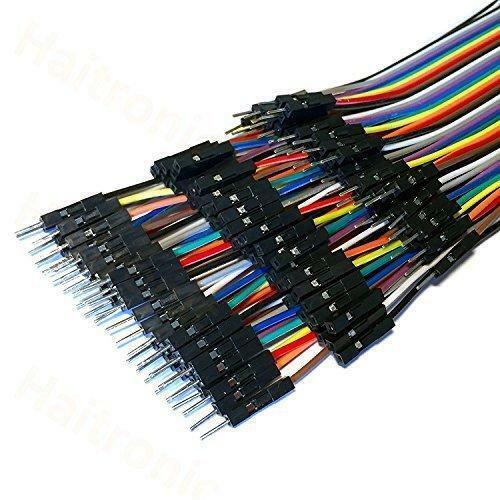 Dupont Cable Jumper 40 Wire 20cm F-M F-F M-M For Arduino Raspberry Breadboard