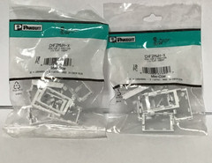 PANDUIT CHB2MIW-X Insert 2 Port 1/3 Size Flat White NEW 20 pcs