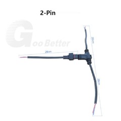 2/3/4 Pin Electrical Wire 3 Way Connector Male Female Extension Plug Power Cable