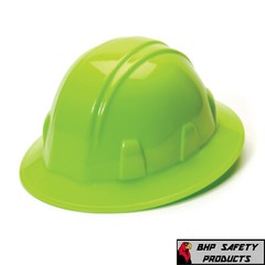 HARD HAT FULL BRIM PYRAMEX 4 POINT RATCHET SUSPENSION CONSTRUCTION SAFETY ANSI