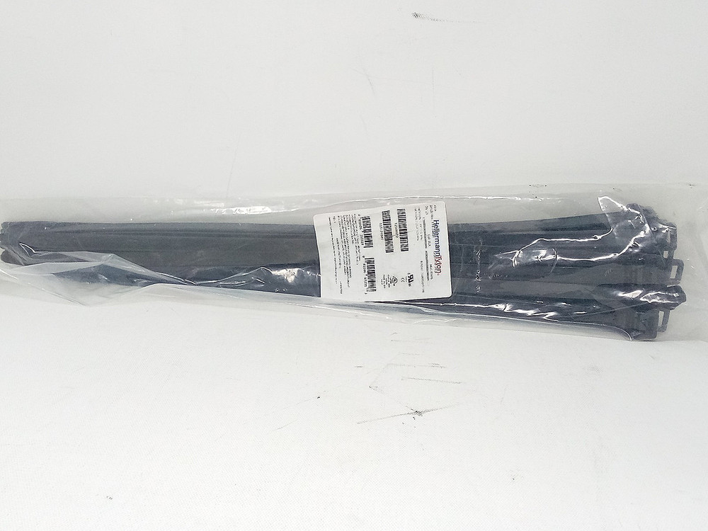HellermannTyton Heavy Duty Cable Tie (T250R0X2) 20.0″ 520 mm – Qty 25 – Black